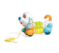 Clementoni Baby - Perrito de Arrastre “Charlie” - Juguete para Bebés de 12 a 36 Meses - Se Mueve y Emite Sonido Divertido - Estimula la Motricidad y la Coordinación, 17262