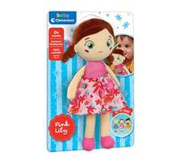 Clementoni Baby - Plush Soft Doll Red Smile - Muñeca Suave para recién Nacidos 0 + Meses, Textura Diferente y Experiencia sensorial, estimula afecto y Cuidado, 17603