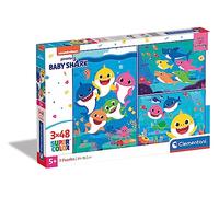 Clementoni-Baby Shark Supercolor Pinkfong Italy Puzle, Color (25261)