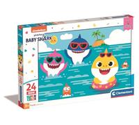 Clementoni-Baby Shark Supercolor Pinkfong Puzle, Color (28519)
