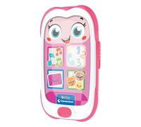 Clementoni- Baby Smartphone Rosa Juguete para Niños 6 Meses, Juego Móvil, Musical, Regalo Electrónico Interactivo Parlante, Luces y Sonidos, Teléfono Falso Primera Infancia, 17935, Multicolor