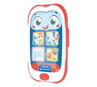 Clementoni- Baby Smartphone Rojo Juguete para Niños 6 Meses, Juego Móvil, Musical, Regalo Electrónico Interactivo Parlante, Luces y Sonidos, Teléfono Falso Primera Infancia, 17930, Multicolor
