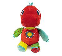 Clementoni, Baby T-Rex Peluche bebé Interactivo con Forma de Dinosaurio, con Botones interactivos Que Incluye Contenido Educativo, Voz y Canciones, Peluche Bebé 6 Meses, Juguete en español (55499)