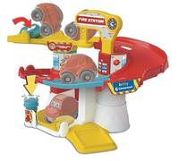 Clementoni Baby Tumbling Cars Fire Station, Pista de Coches para niños (17559)