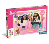 Clementoni - Barbie - Puzzle Infantil de 104 Piezas Maxi, Diseño Moderno y Colorido, Materiales Sostenibles, 48,5 X 33,5 cm, 27115