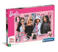Clementoni - Barbie Super Color - Puzzle Infantil de 104 Piezas, Edad 6+, Diseño Boss Mode & Barbie Girl con Estilo Urbano, 48,5 x 33,5 cm, 25008