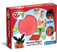 Clementoni Bing - Camino Sensorial - Alfombra para construir y bloques, ladrillos blandos para niños de 18 meses, juego de construcción de primera infancia, juego apilable sensorial, lavable,