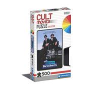 Clementoni Blue 500pzs Does Not Apply Italia 500 Piezas The Blues Brothers, Puzzle Adulto películas(35109), Multicolor, M