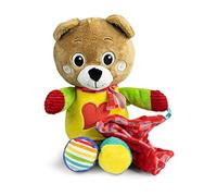 Clementoni - Bob el Osito, Peluche bebé Desde 0 Meses.Peluche en Caja, para Jugar también con la Caja como Escenario. Un simpático Osito de Peluche con doudou para acompañar al bebé (17761)