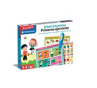 Clementoni Boli Interactivo Primeros Ejercicios, Juego Educativo con boli electrónico de 3-5 años, Colores Varios