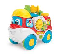 Clementoni - Camión de Herramientas Interactivo: Incluye Luces y Sonidos para Aprender Letras, números y más (más de 18 Meses)