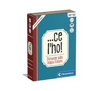 Clementoni - Ce l'ho, juego de mesa de bolsillo, 100 cartas con preguntas sobre la lengua italiana, niños de 10 + años y adultos, formato de viaje, 2-6 jugadores, Made in Italy, idioma italiano, 16773