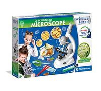 Clementoni Ciencia bajo el microscopio-Juego científico-versión Francesa, 8 años y más, Multicolor, 1333 gr (52525)