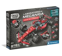 Clementoni Ciencia - Mechanics Ultimate Racer - Juego de Construcción Mecánica, Maqueta de Coche de Carreras, Kit Stem de Ingeniería y Aprendizaje, Niños +6 Años - 55686