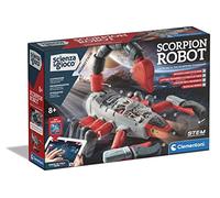 Clementoni - Ciencia Robótica Escorpión Juego de Construcciones, Robot para Niños para Montar, Kit de Robótica (Versión en Italiano) -Juego científico 8 Años, Made in Italy, Multicolor, 19242