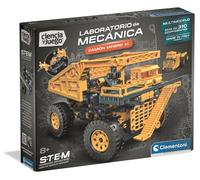 Clementoni - Ciencia y Juego, Laboratorio de Mecánica: Camión Minero XL, Kit de Construcción Stem Multimodelo, Más de 310 Componentes, Edad 8+, Fabricado en Italia, 55663