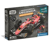 Clementoni - Ciencia y Juego, Laboratorio de Mecánica: Coche de Carreras, Kit de Construcción Stem, +90 Componentes, Edad 8+, Fabricado en Italia, 55672