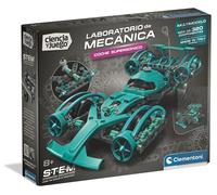 Clementoni - Ciencia y Juego, Laboratorio de Mecánica: Coche Supersónico, Kit de Construcción Stem Multimodelo, Más de 320 Componentes, Edad 8+, Fabricado en Italia, 55667