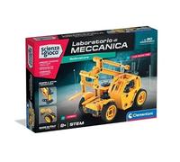 Clementoni Ciencia y juego Laboratorio de Mecánica - Elevador, Juego de construcción para niños a partir de 8 años, Descubre los principios de la ingeniería, Made in Italy, idioma italiano, 19405
