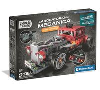 Clementoni - Ciencia y Juego, Laboratorio de Mecánica: Fire Hot Rod, Set de Construcción Stem, Más de 200 Componentes, Edad 8+, Fabricado en Italia, 55664