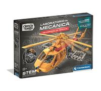 Clementoni - Ciencia y Juego, Laboratorio de Mecánica: Helicóptero de Rescate, Kit de Construcción Stem, Más de 220 Componentes, Edad 8+, Fabricado en Italia, 55666