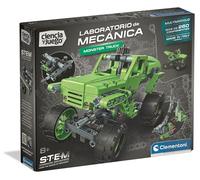 Clementoni - Ciencia y Juego, Laboratorio de Mecánica: Monster Truck, Kit de Construcción Stem Multimodelo, Más de 260 Componentes, Edad 8+, Fabricado en Italia, 55673
