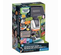 Clementoni Ciencia y Juego - Microscopio para Niños - Digital y Analógico - Incluye WiFi y Cámara - con Cubiertas Digitales - A Partir de 8 años