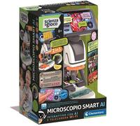 Clementoni Ciencia y Juego Microscopio Smart AI Con Cámara Wi-Fi 8+ Años