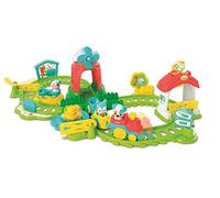 Clementoni Clemmy Clementoni-El Tren de la Granja con Figuras, Color Cranberry (61722)