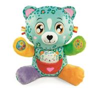 Clementoni - Cleo y Leo Leopardos Interactivos, Peluche Interactivo para Bebés, Educativo, Multisensorial y Musical, A Partir de 6 Meses, Fabricado en Italia, 55555