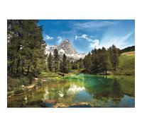 Clementoni - 1500p Blue Lake - 59,2 x 84,3 cm - Avec poster