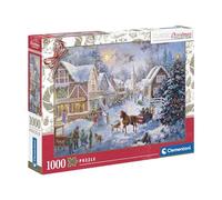 Clementoni Colección, Getting Ready For Christmas - Puzzle 1000 Piezas, Puzzle Adulto, Fabricado en Italia - 81504