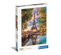 Clementoni Collection Along The Seine-Puzzle De 500 Piezas, Ro (Importación USA)