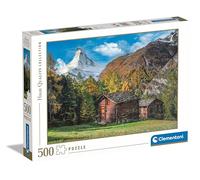 Clementoni Collection Charming Matterhorn-Puzzle De 500 Piezas, Rompecabezas Adultos, Entretenimento, 35523, Multicolor