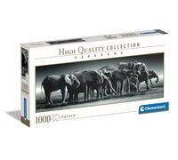 Clementoni Collection Herd of Giants-Puzzle De 1000 Piezas Panorama, Rompecabezas Adultos, Entretenimento, 39836, Multicolor