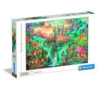 Clementoni Collection - Legends of The Hidden Realm, Puzzle 2000 Piezas para Adultos, Arte de fantasía épica, imágenes de Alta definición, Materiales sostenibles, 97,5 x 66,8 cm, 32088