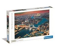 Clementoni Collection London Aerial View-Puzzle De 2000 Piezas, Rompecabezas Adultos, Entretenimento, 32082, Multicolor