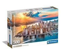 Clementoni Collection New York-Puzzle De 500 Piezas, Rompecabezas Adultos, Entretenimento, 35543, Multicolor