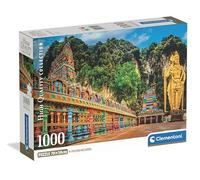 Clementoni Collection - Painted Batu Caves, Puzzle 1000 Piezas para Adultos, Paisaje Artístico de Malasia, Imágenes de Alta Definición, Materiales Sostenibles, 70 X 50 cm, 39777