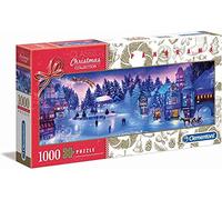 Clementoni Collection Panorama Christmas Dream 1000 Piezas, Navidad, Panoramica, Puzzle Adulto, 39582, Multicolor