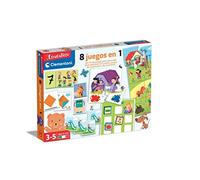 Clementoni Conjunto de Juegos Educativo, Multicolor, Miscelanea