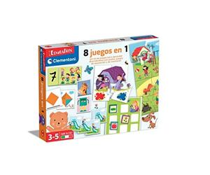 Clementoni Conjunto de Juegos Educativo, Multicolor, Miscelanea