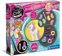 Clementoni- Crazy Chic-Lovely Unicornio, Trousse, Caja Con Trucos, Bolso