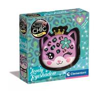 Clementoni: Crazy Chic: Set de sombras de ojos con estampado de leopardo encantador.