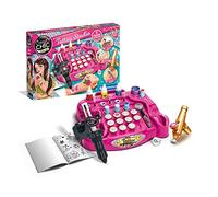 Clementoni - Crazy Chic Studio: kit de tatuaje temporal para niños con plantillas y pinturas (6+ años)