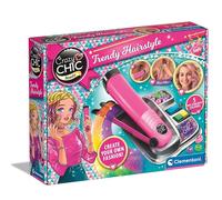 Clementoni Crazy Chic Trendy Peinado Placa Colorear Pelo Y Set Cuentas