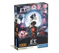 Clementoni - Cult Movies - E.T. El Extraterrestre, Puzzle 1000 Piezas para Adultos, Póster de Cine Icónico, Imágenes de Alta Definición, Materiales Sostenibles, 70 X 50 cm, 39783