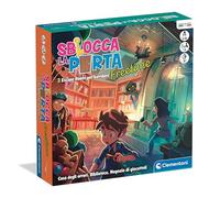 Clementoni - Desbloquea la puerta Freetime, juego de mesa, Escape Room para niños de 8 años y adultos, ubicado en 3 lugares divertidos, 1 a 6 jugadores, idea de regalo hecha en Italia, idioma