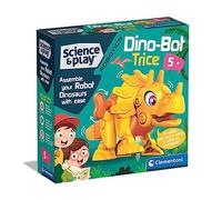 Clementoni - Dino BOT Triceratops, Set de Robot para Montar y Aprender robótica Infantil, Juguete Educativo para niños de 5 años o más (75073)