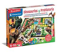 Clementoni, Dinosaurios y Prehistoria, Juego Educativo, Aprende sobre Historia y Dinosaurios de Forma Divertida, Juguete niños 6 años, Juego en español (55494)